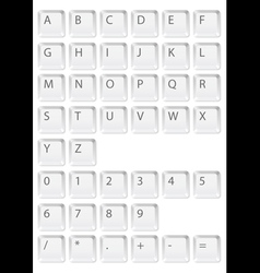 Keyboard vector image