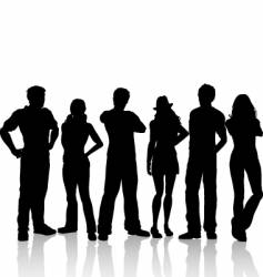 Casual people vector image