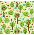 Forest seamless vector image