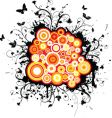 Chaotic grunge vector image