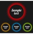 Transparent Badges Set vector image