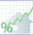 Interest rates vector image