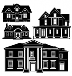 Residences vector image