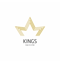 Crown king Crown king vector image