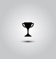 Winner cup icon Winner cup icon vector image