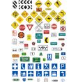 Traffic signs vector image