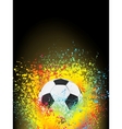 Soccer background vector image