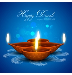 Diwali Holiday background vector image