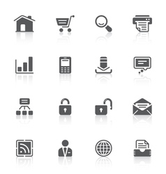 Website icons vector image