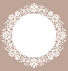 Lace Frame vector image