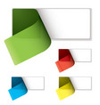 Label peel variation vector image