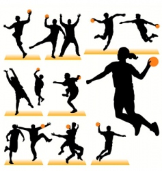 Handball vector image