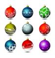Christmas balls vector image