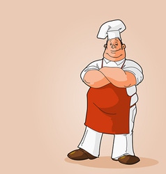 Potrait of a chef clip art Potrait of a chef clip art vector image
