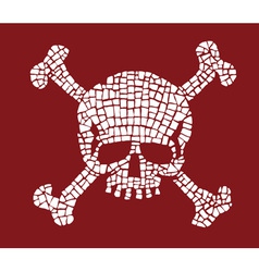 Skull Mosaic vector image