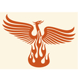 Phoenix bird vector image
