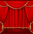 Theatre stage vector image