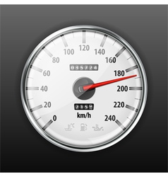 Car speedometer vector image
