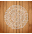 Wooden arabic vector image