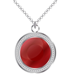Medallion vector image