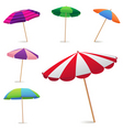 Beach umbrella vector image