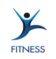 Fitness Guy logo vector image