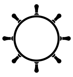 Steering wheel vector image