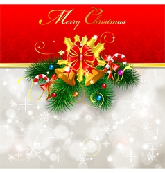 Christmas greeting card Christmas greeting card vector image