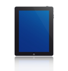 Touchscreen tablet vector image
