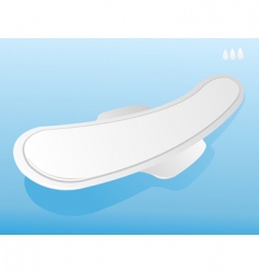 illustration of sanitary napkin vector image