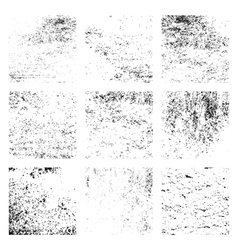 Grunge texture overlay set Grunge texture overlay set vector image