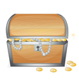 A jewellery and a box vector image
