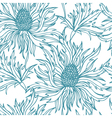 Floral seamless pattern vector image