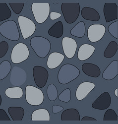 Funny cartoon stones seamless pattern Royalty Free Vector