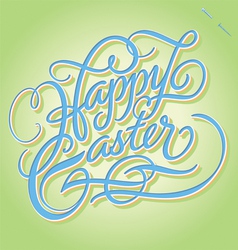 HAPPY EASTER hand lettering vector image