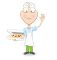 Delicious pizza vector image