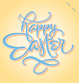 HAPPY EASTER hand lettering vector image