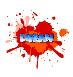 Graffiti background vector image