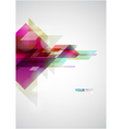 Abstract red background vector image