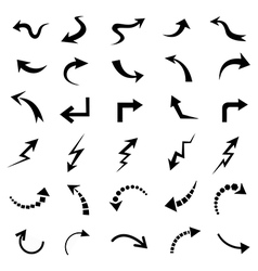 Navigate arrow set Navigate arrow set vector image