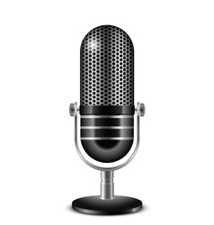 Microphone vector image