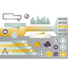 Set elements of infographic Set elements of infographic vector image