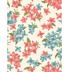 Seamless pattern with small flowers vector image