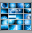 Abstract technology backgrounds vector image