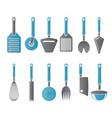 Different kind of kitchen accessories vector image