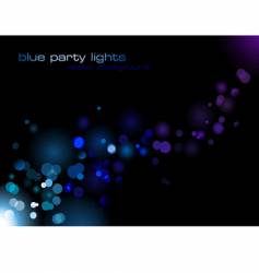 Party lights vector image
