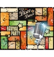 Disco party vector image