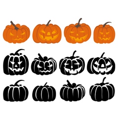 Halloween set vector image