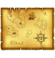 Ancient map vector image