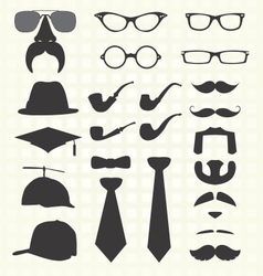 Hats and Other Fashion Elements vector image
